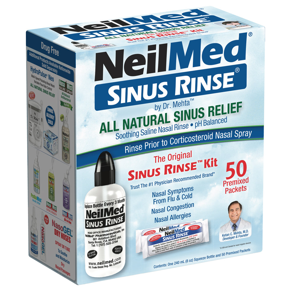 Sinus Rinse Kit with 50 Packets - Sample