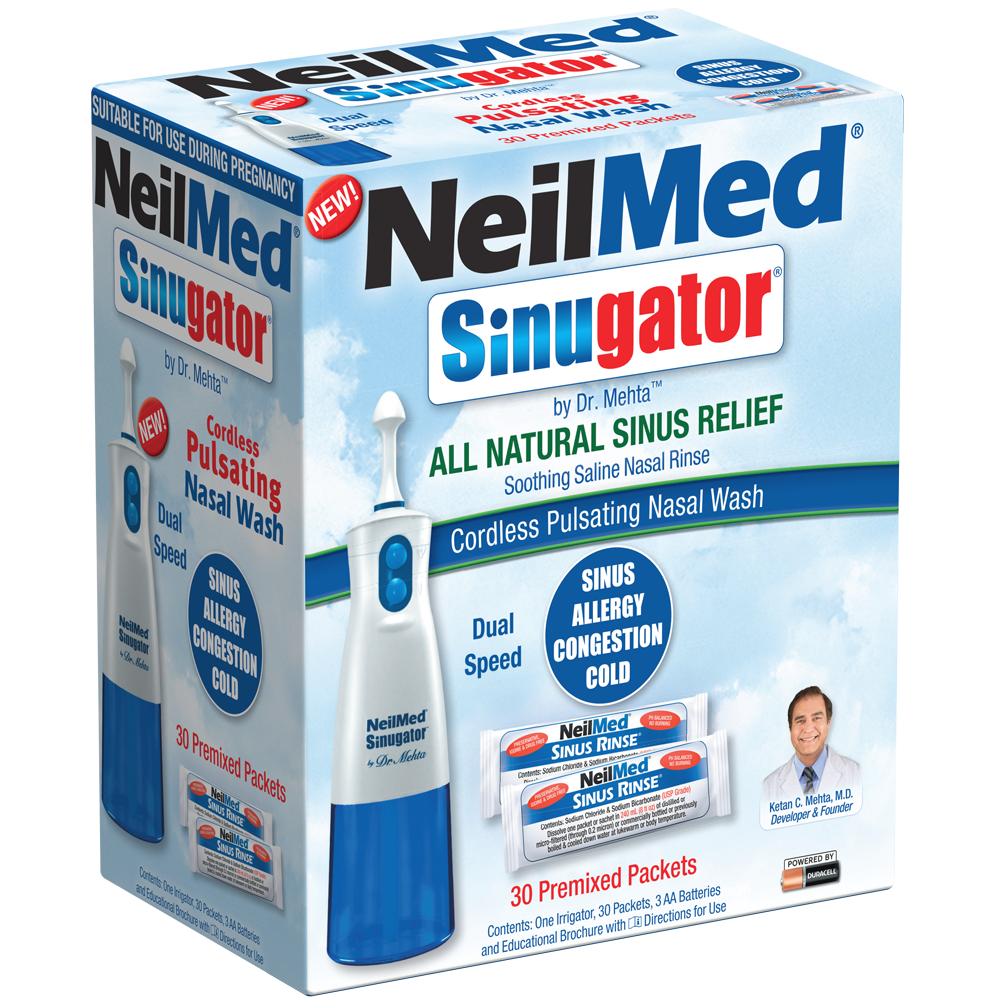 Sinugator Cordless Pulsating Nasal Wash - Sample