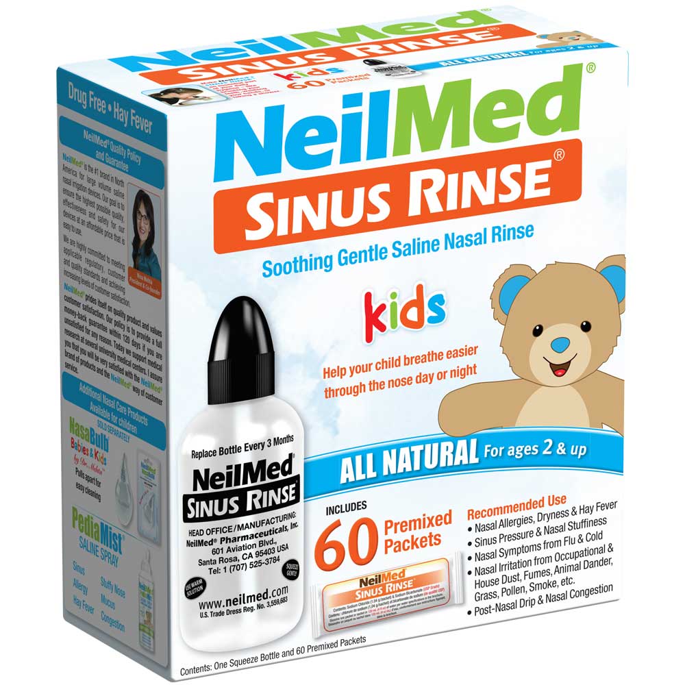 Sinus Rinse Pediatric Kit with 60 Packets - Sample